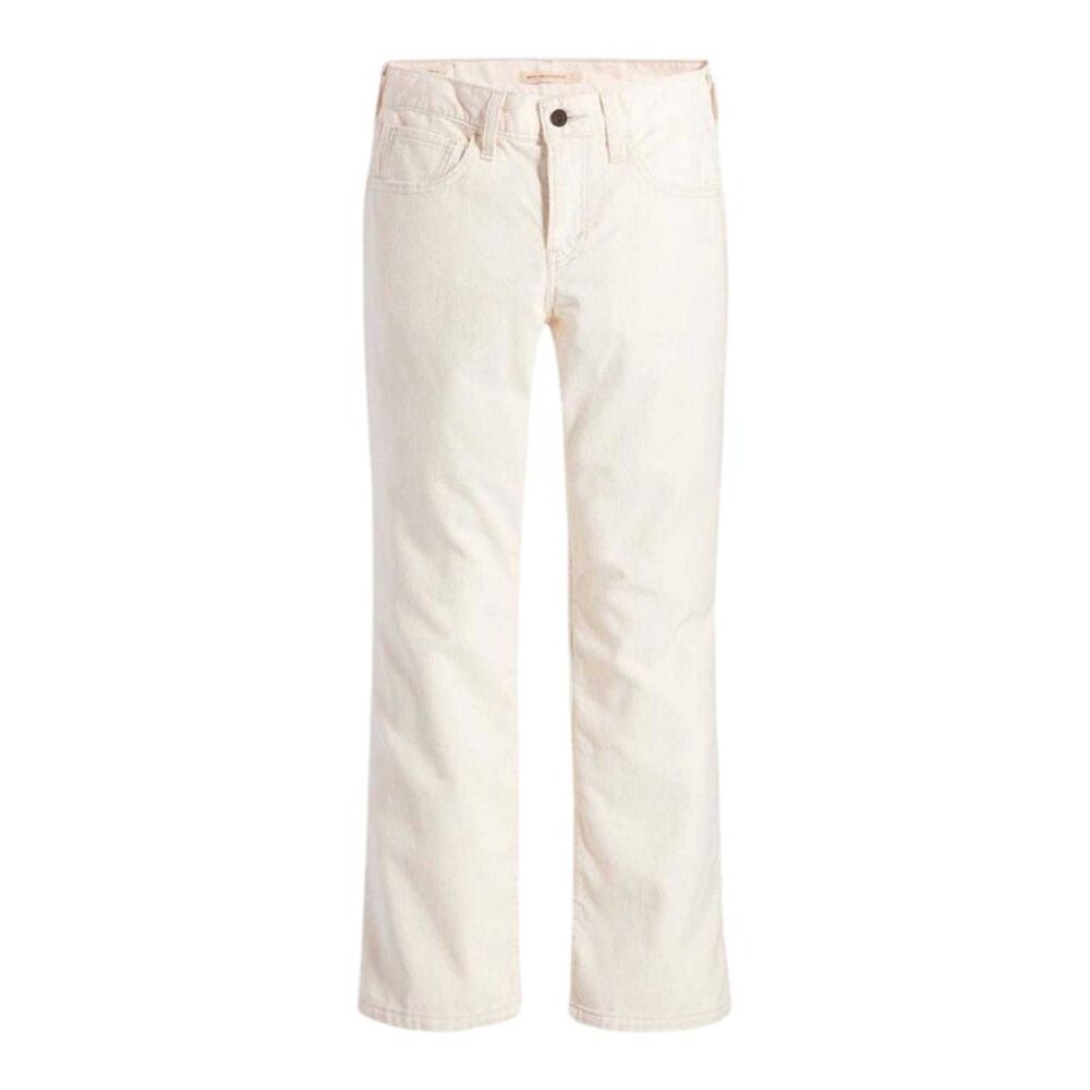 Levis Womens/Ladies Middy Cotton Bootcut Jeans / Cream